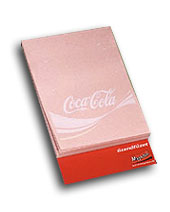 Magnetisches Notizbuch - Coca Cola
