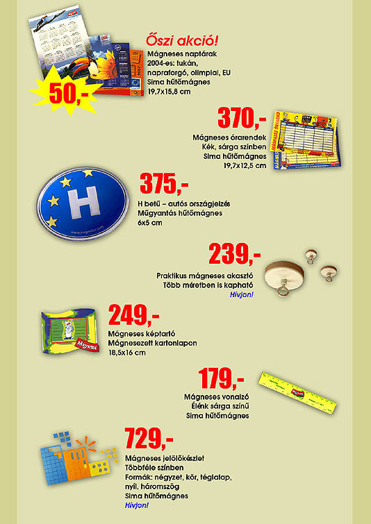 H�t�m�gnes aj�nlatunk